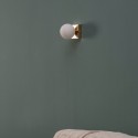 Luminaire mural verre blanc