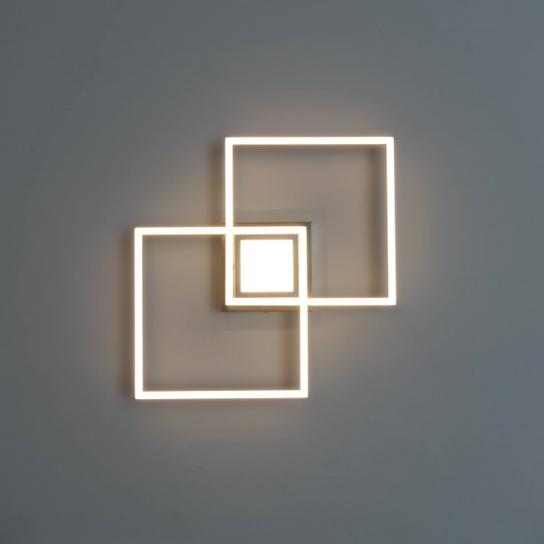 Plafonnier en métal léger et design