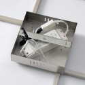 Plafonnier double carré LED