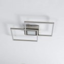 Plafonnier argenté dimmable