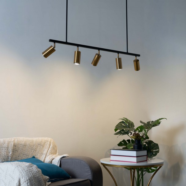 Suspension raffinée tête orientables