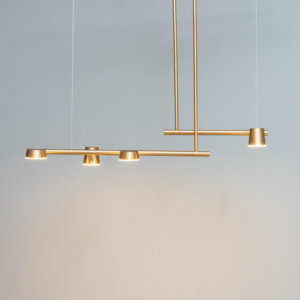 Luminaire double barre verticales