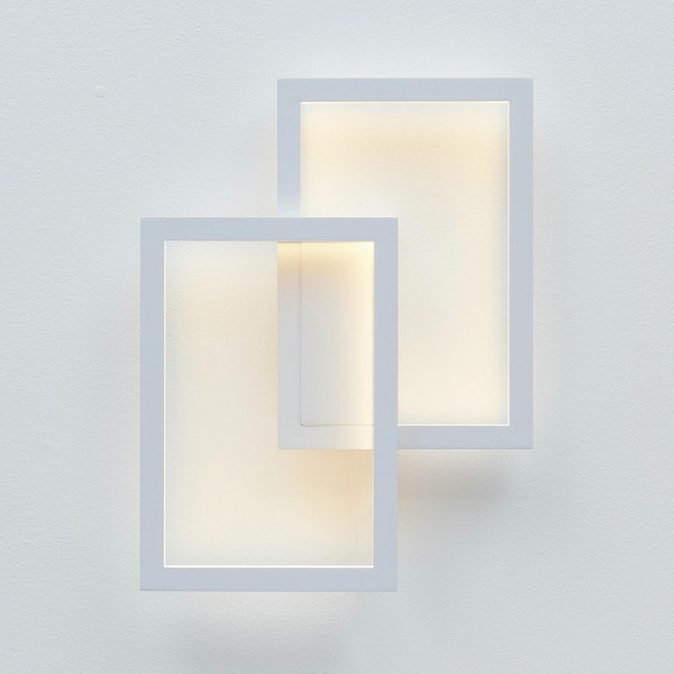 Applique ou plafonnier double rectangle