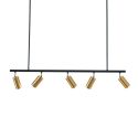 Grand lustre à 5 têtes orientables- Tatiana