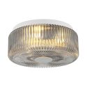 Plafonnier contemporain verre fumé - Paolina