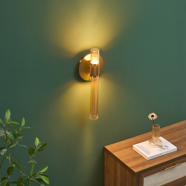 Applique dorée élégante lumière douce - Cyllia