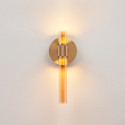 Applique murale dorée design lumineux - Cyllia