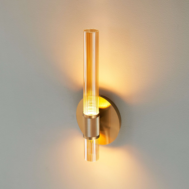Applique dorée en verre - Cyllia
