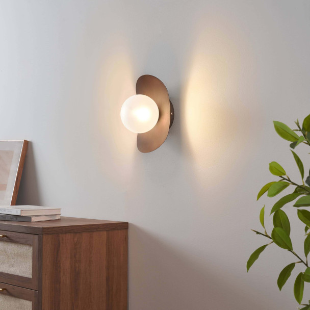 Luminaire marron bois chic - Aurema