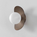 Luminaire marron bois rond - Aurema