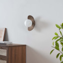 Applique murale marron bois raffinée - Aurema