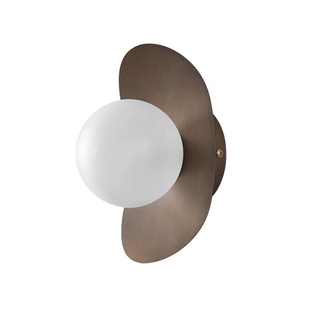 Applique marron bois ronde - Aurema