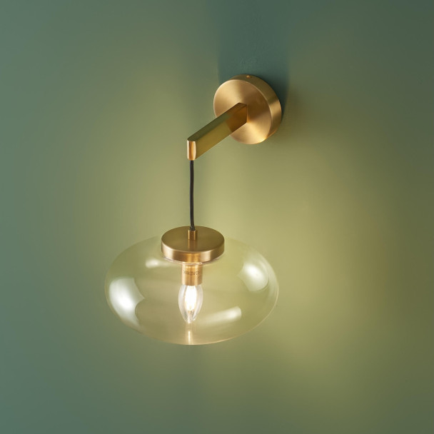 Luminaire mural verre transparent - Milenzo