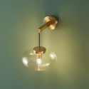 Luminaire mural verre transparent - Milenzo