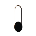 Applique cercle noir suspendu - Pise