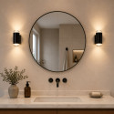 Applique extérieure design noire double faisceau IP65 - Volta