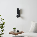 Applique murale noire double éclairage cylindrique - Arven