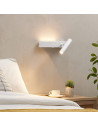 Applique blanche tête de lit liseuse droite - Lodvi - DROITE