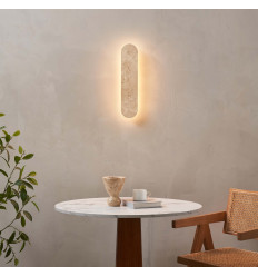 Applique murale en travertin naturel LED 5W - Adrian 2