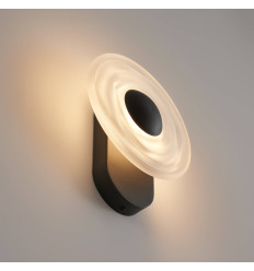 Applique murale noire effet halo sculpté LED 6W  - Sorelli 2
