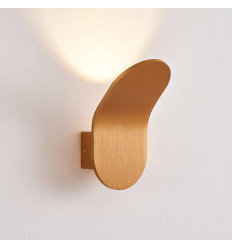 Petite applique doré brossé 18 cm avec éclairage indirect... 2