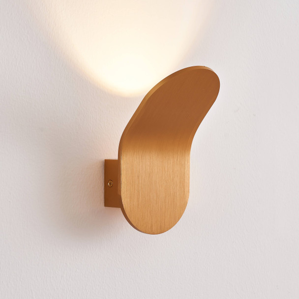 Petite applique doré brossé 18 cm avec...