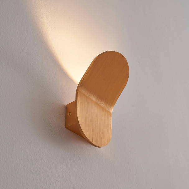 Petite applique doré brossé 18 cm avec...