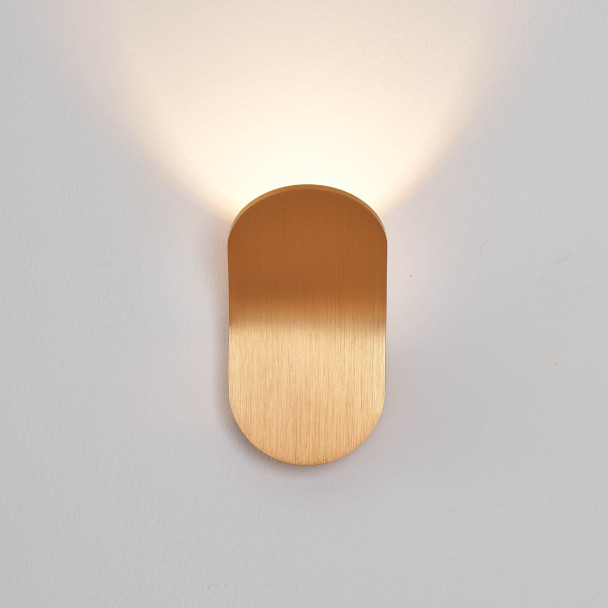 Petite applique doré brossé 18 cm avec...