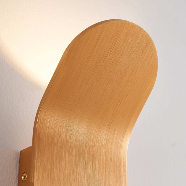 Petite applique doré brossé 18 cm avec...