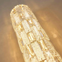 Applique dorée à LED cristaux de verre aux reflets raffinés - Velario