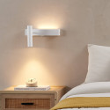 Lot de 2 appliques blanches tête de lit droite et gauche - Lodvi
