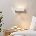 Lot de 2 appliques blanches tête de lit droite et gauche - Lodvi