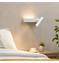 Lot de 2 appliques blanches tête de lit droite et gauche... 2