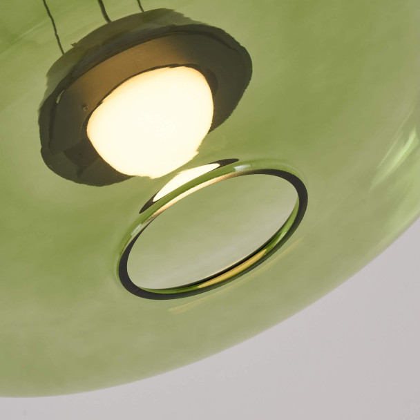 Suspension LED contemporaine avec disque en...