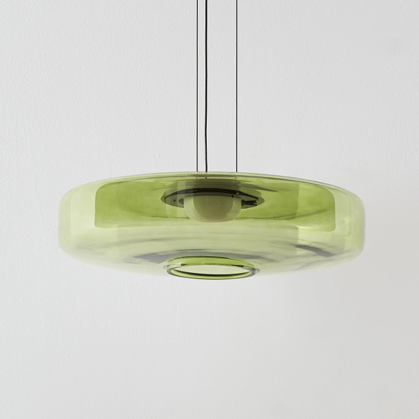 Suspension LED contemporaine avec disque en...