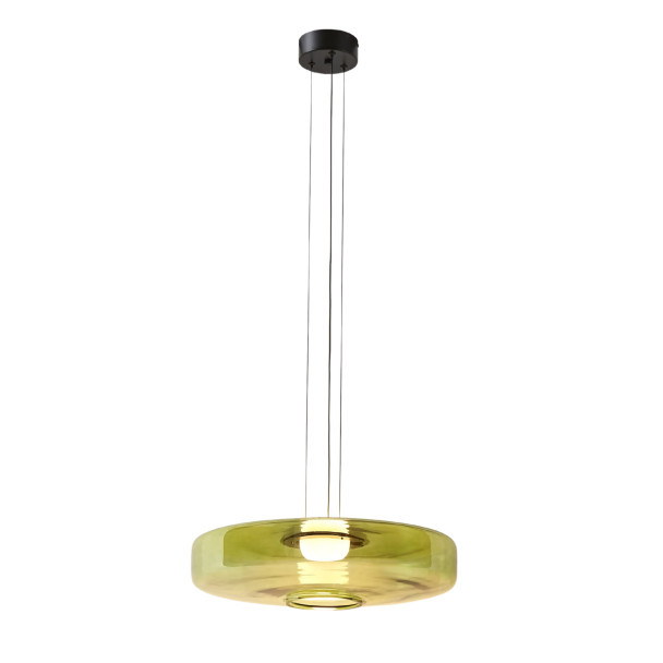 Suspension LED contemporaine avec disque en...