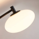 Plafonnier élégant noir et blanc dimmable à 5 sphères lumineuses - Vittoria
