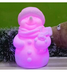 Bonhomme De Neige LED – Lot De 3, Multicolore, Fonctionne Sur Piles